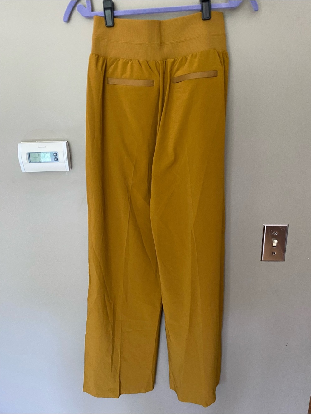 NWT ATHLETA Nolita Wide Leg Pants In Brass Yellow Size 2 - Picture 6 of 9